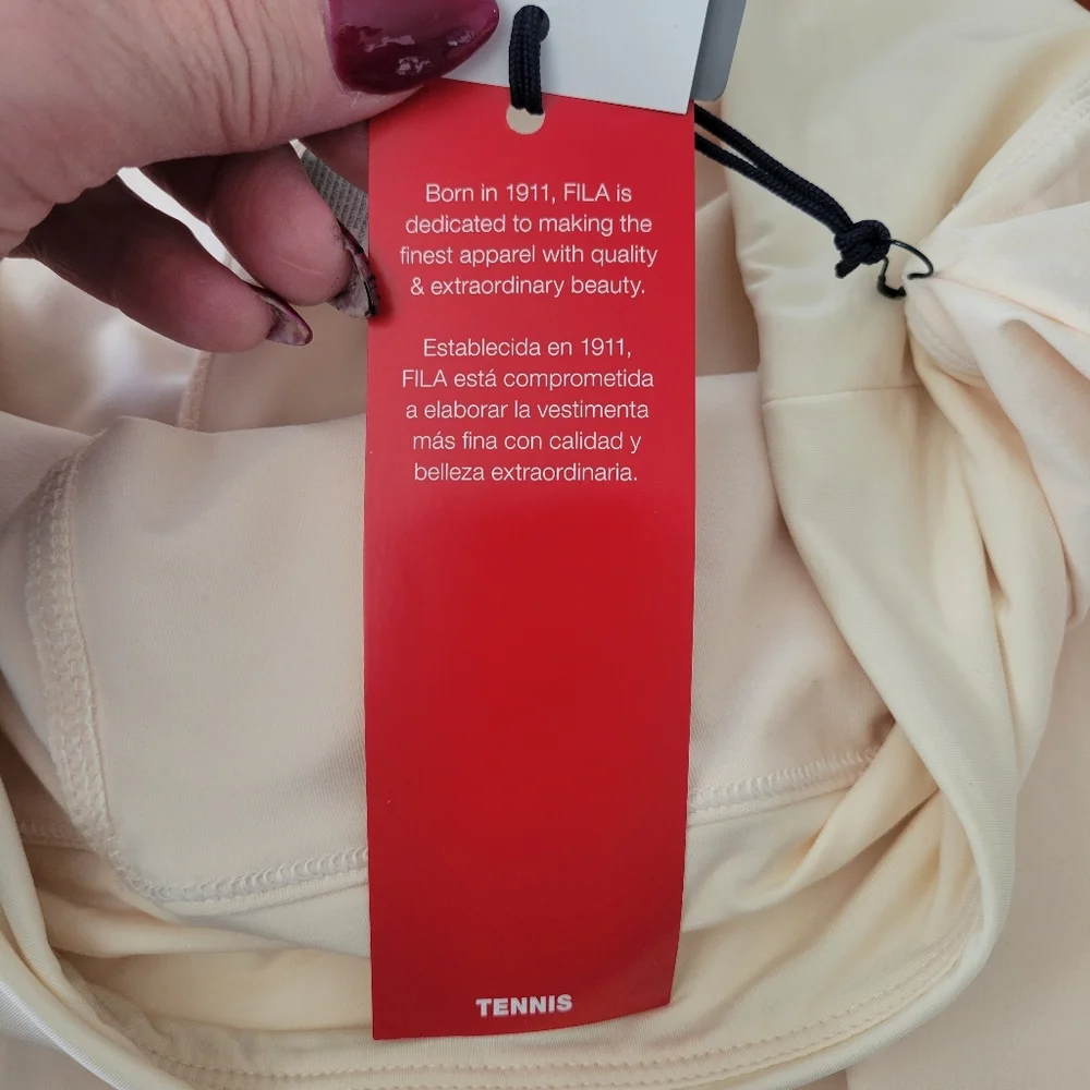 Fila Beige Pleated Tennis Skort. NWT size Large. - Picture 10 of 12